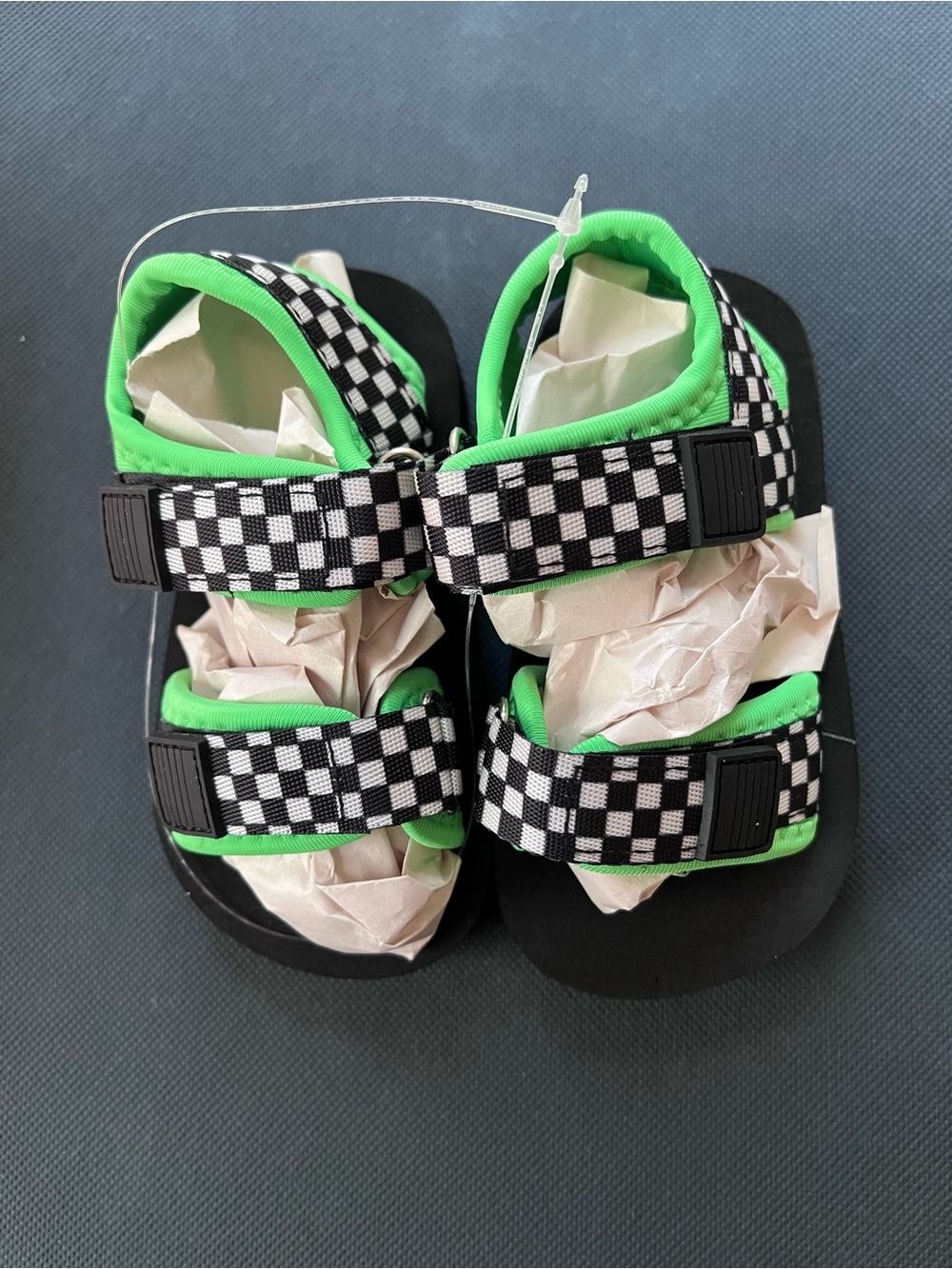 George Hats Checkerboard Sandals